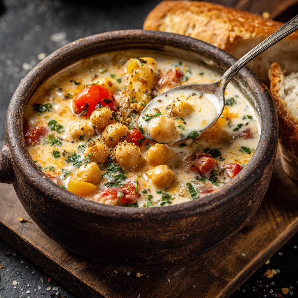 Mediterranean Chickpea Soup