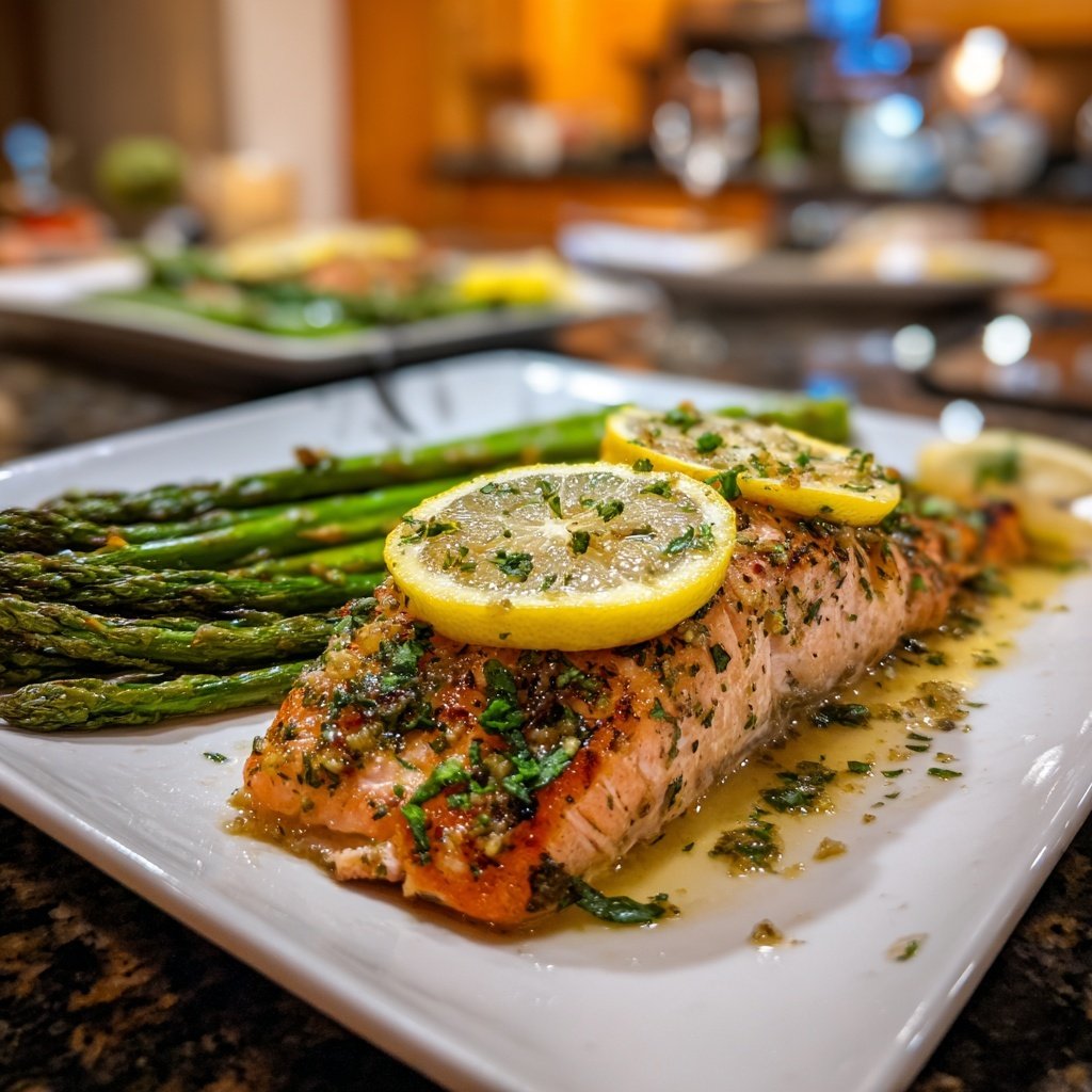 Easy Baked Healthy Salmon Dinner