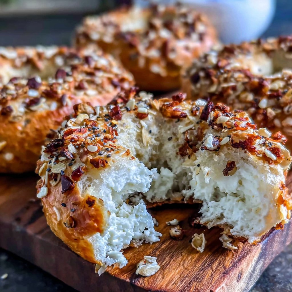 Protein Bagels Without Yeast