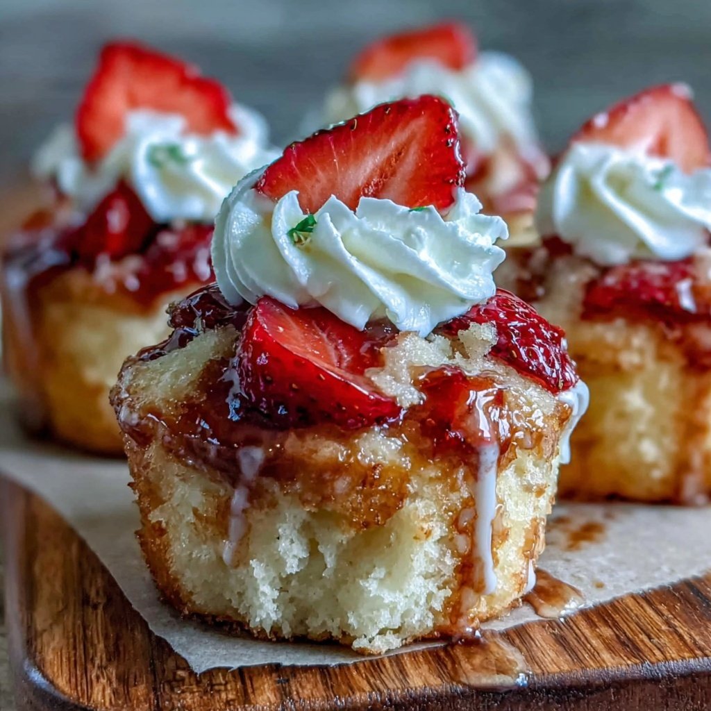 Strawberry Shortcake Cupcake Bites
