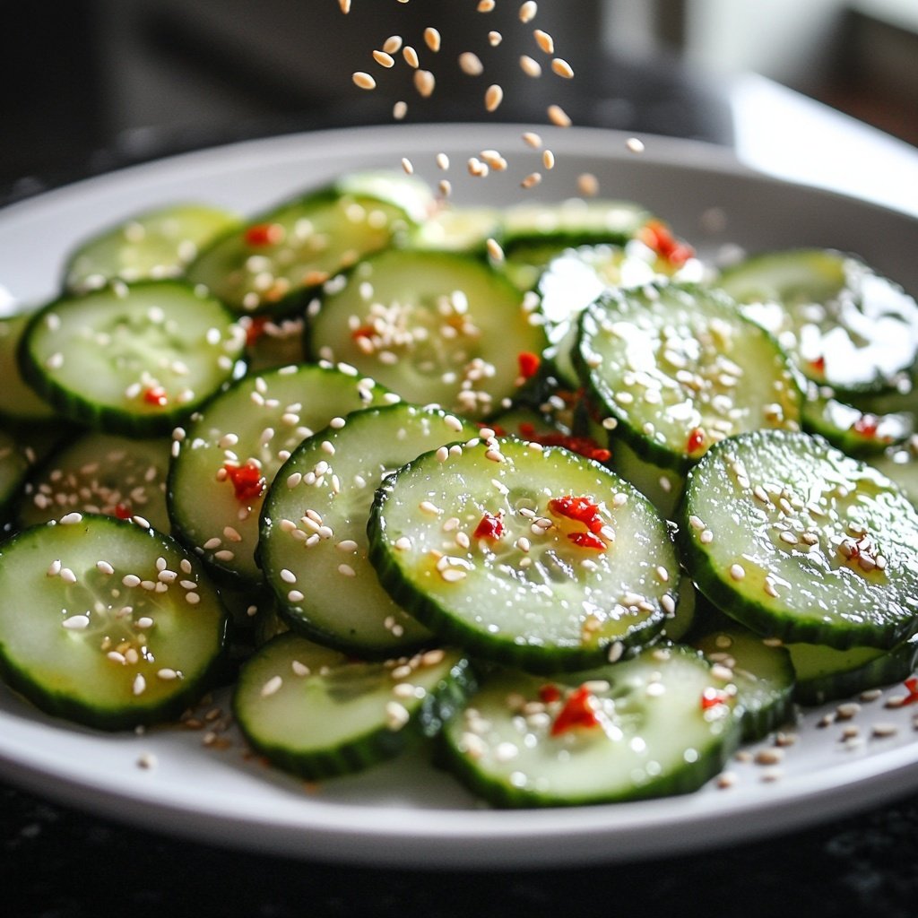 Easy Asian Cucumber Salad