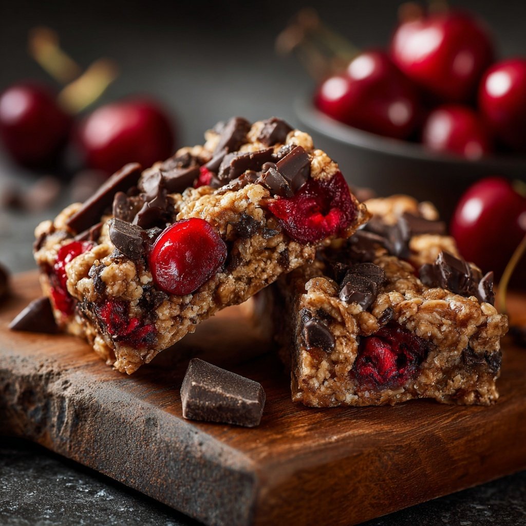 Chocolate Cherry Snack Bars