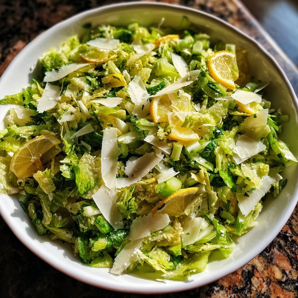 Celery Salad With Parmesan And Lemon