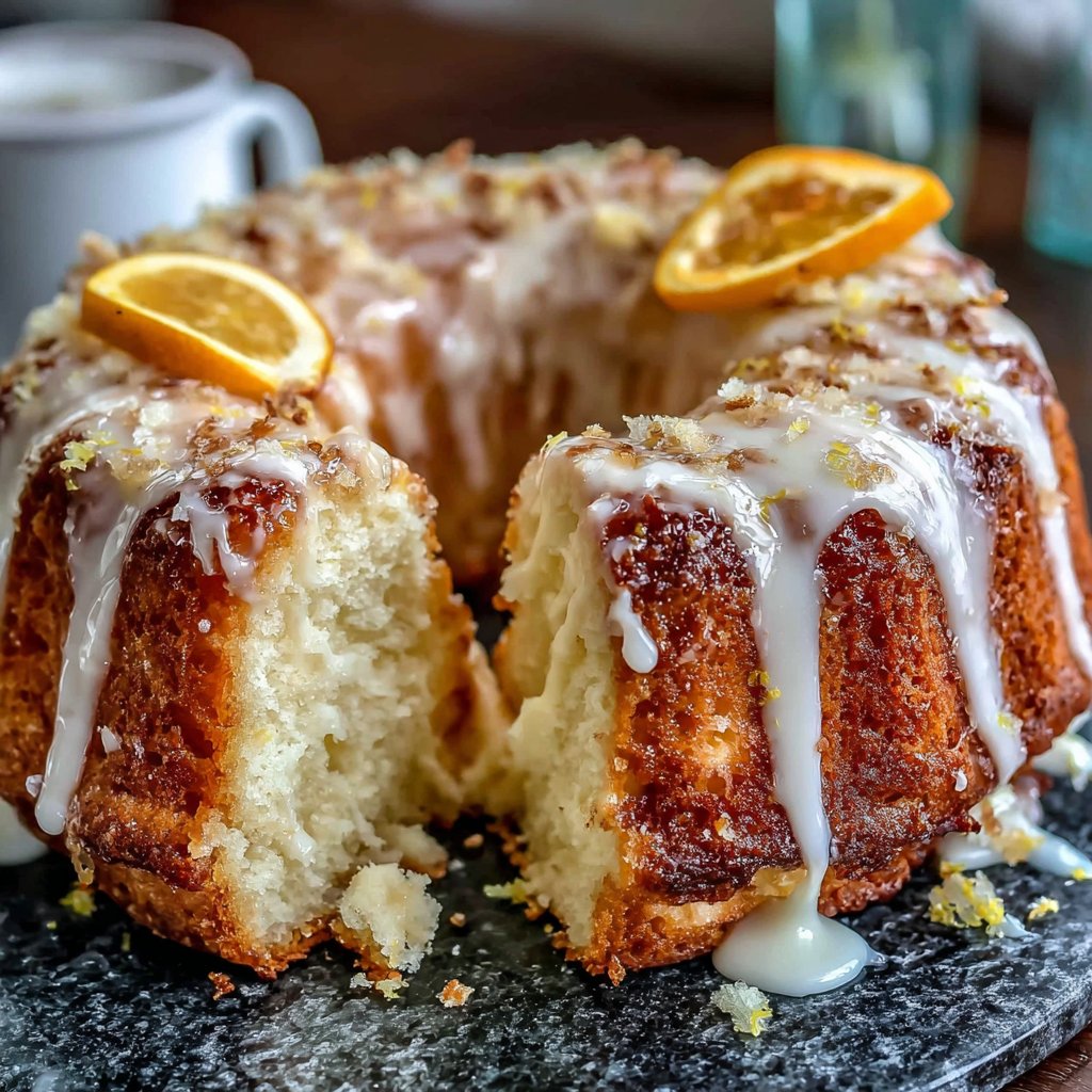 Limoncello Cake With Lemon Glaze