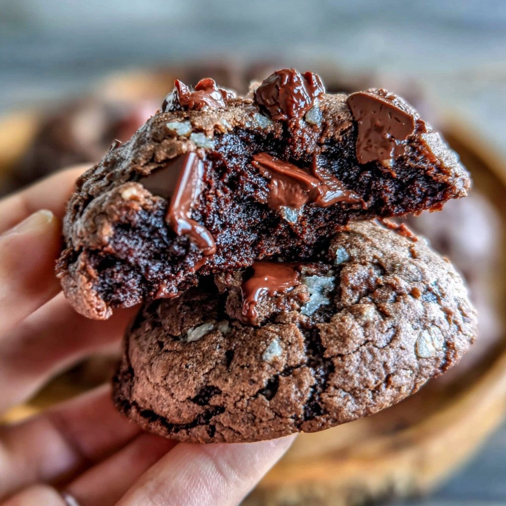 Brownie Mix Double Chocolate Cookies