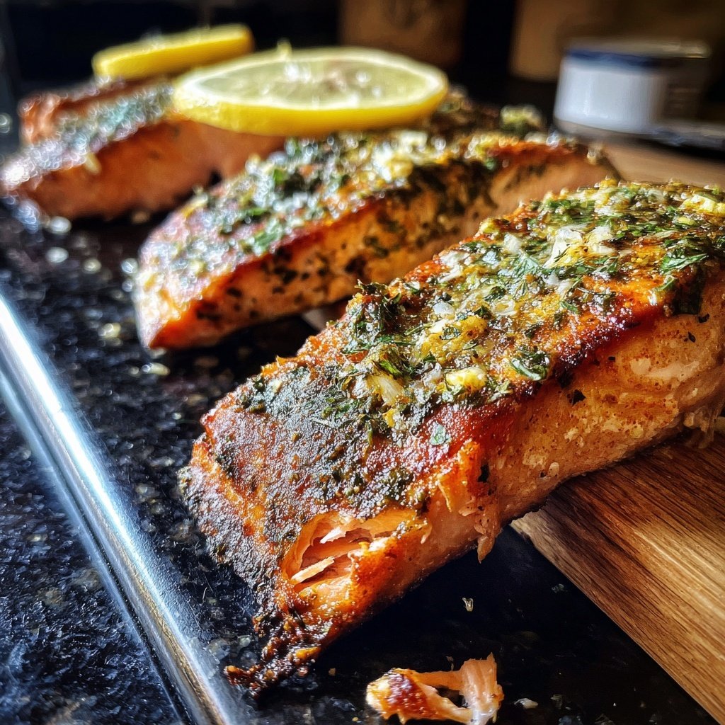 Romantic Herb Roasted Salmon