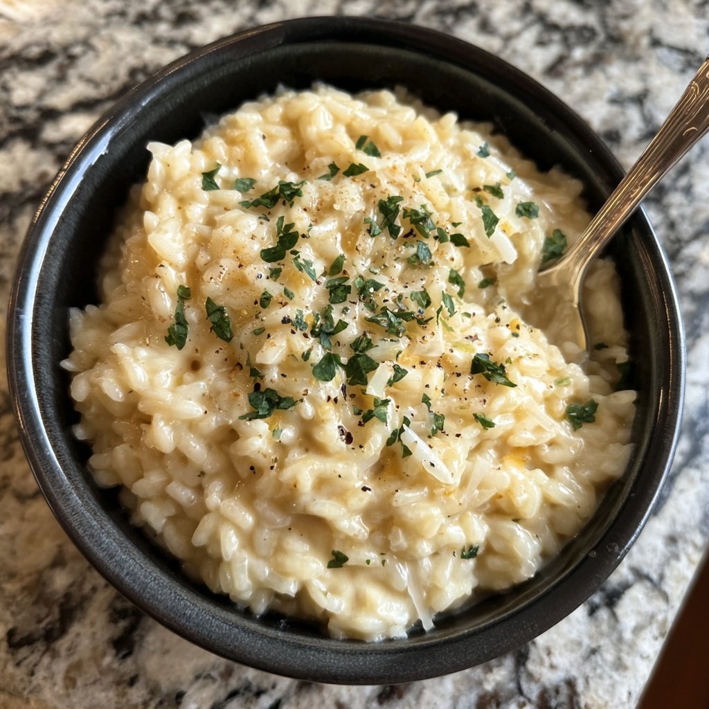Champagne Risotto with Parmesan