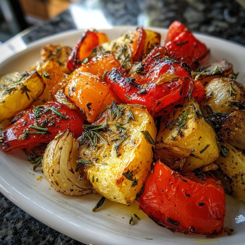 Romantic Herb Butter Roasted Vegetables